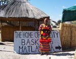 Botswana Quality Baskets' shop in Maun, Botswana
